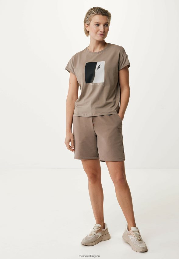 Women Mexx Brown Short Jogging Pants 2B480T139