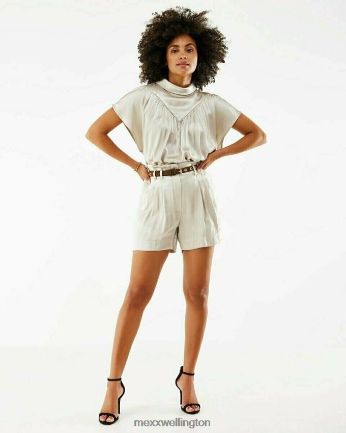 Women Mexx Gold Shorts 2B480T189