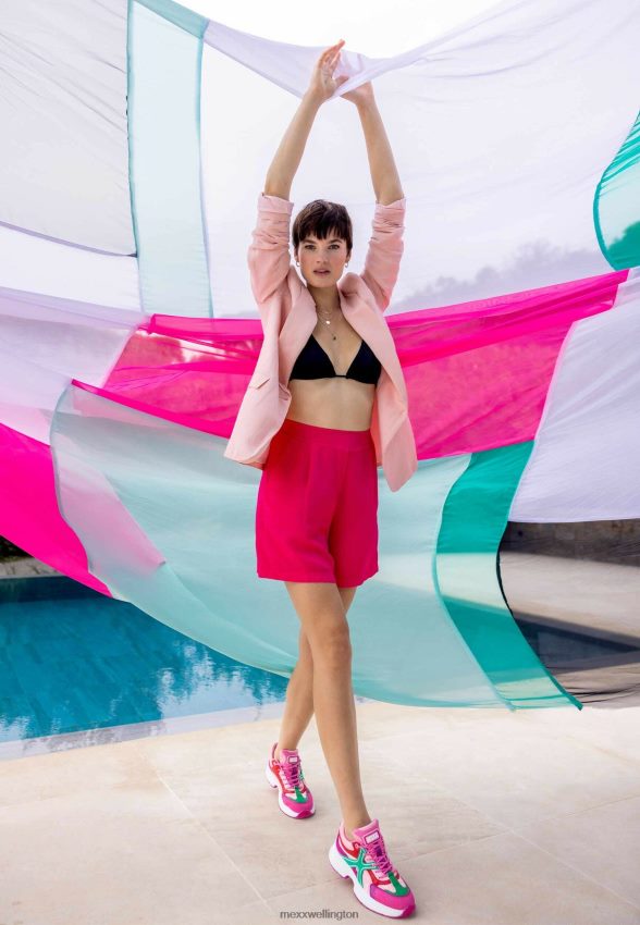 Women Mexx Pink Loose Fit Shorts 2B480T27