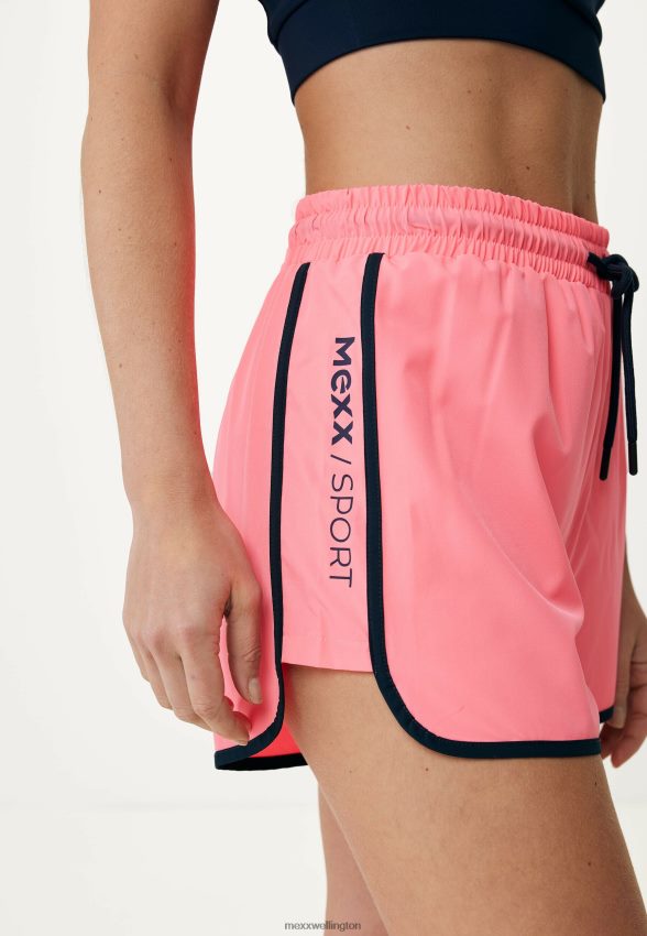 Women Mexx Pink Sport Short Neon 2B480T213