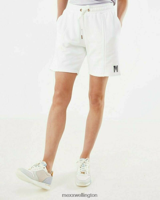 Women Mexx White Sweat short Off white 2B480T207