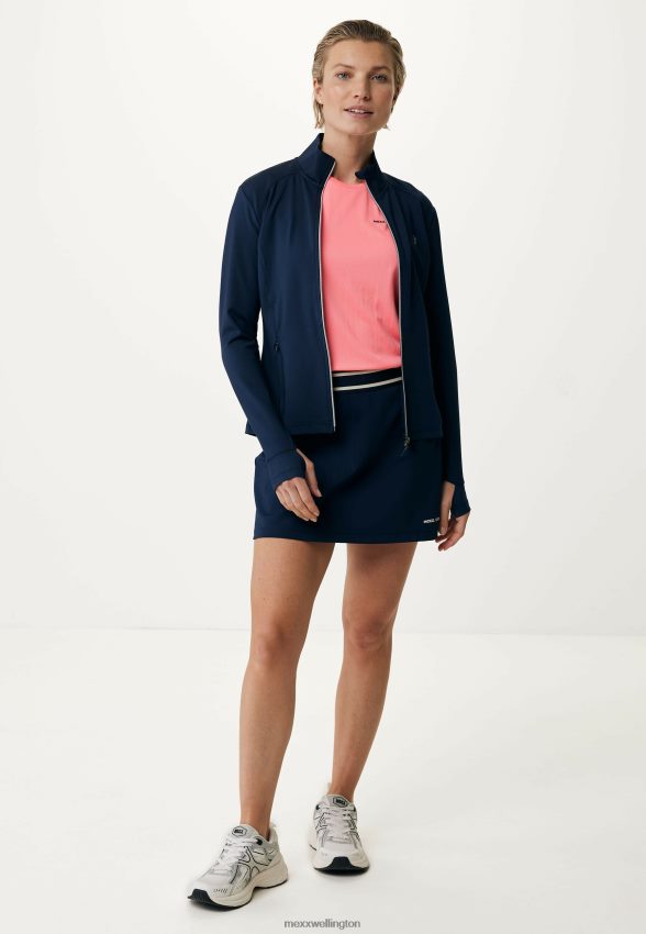 Women Mexx Blue Zipped Cardigan Navy 2B480T402