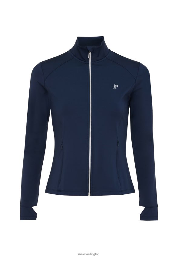 Women Mexx Blue Zipped Cardigan Navy 2B480T402