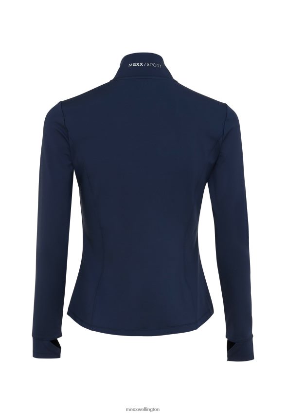 Women Mexx Blue Zipped Cardigan Navy 2B480T402