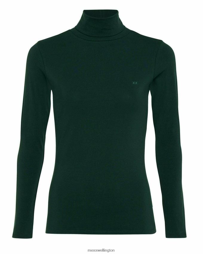 Women Mexx Green Turtle Neck Sweater Dark 2B480T160