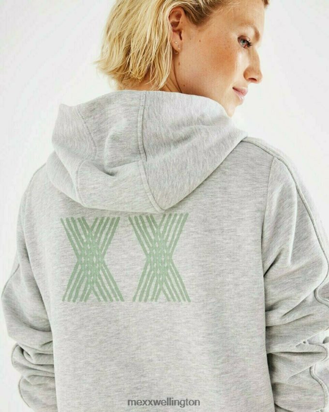 Women Mexx Grey Hooded sweater Melee 2B480T413