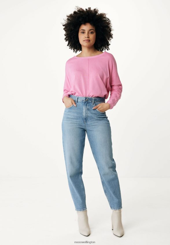 Women Mexx Pink Boatneck Top 2B480T119