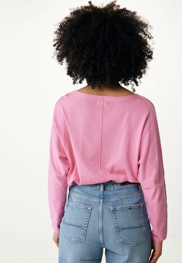Women Mexx Pink Boatneck Top 2B480T119