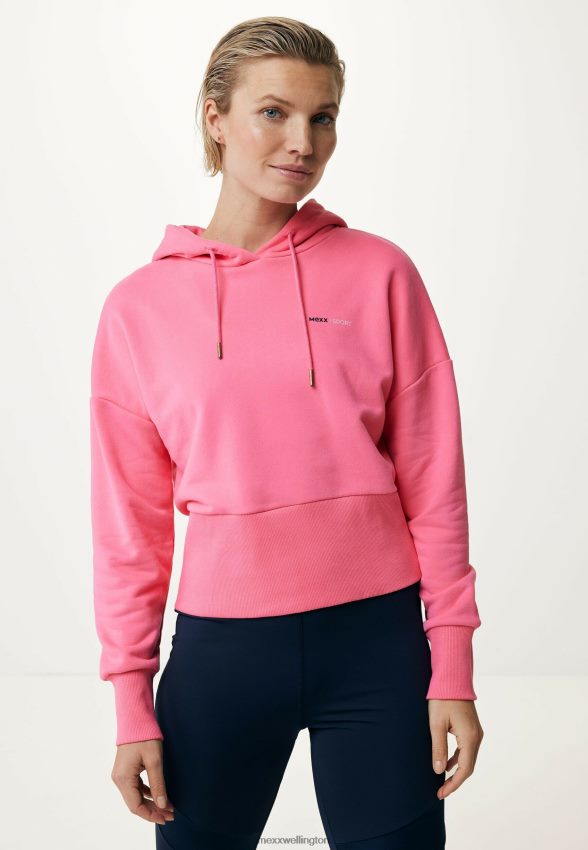 Women Mexx Pink Hooded Sweater Neon 2B480T151