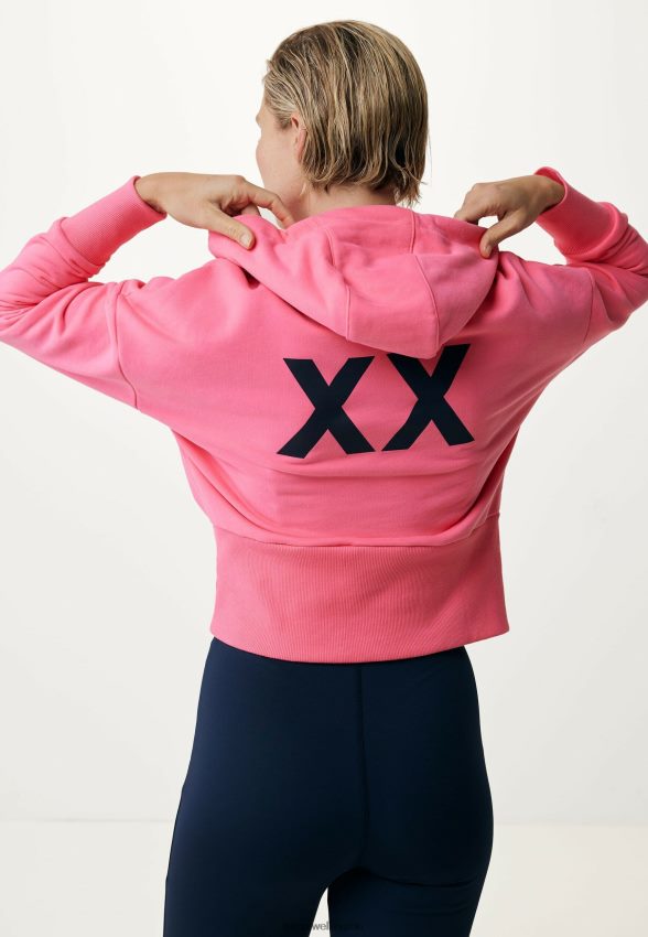 Women Mexx Pink Hooded Sweater Neon 2B480T151