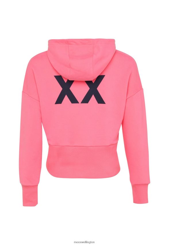Women Mexx Pink Hooded Sweater Neon 2B480T151