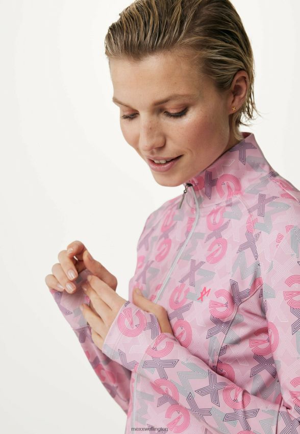 Women Mexx Pink Zipped Cardigan Light 2B480T400