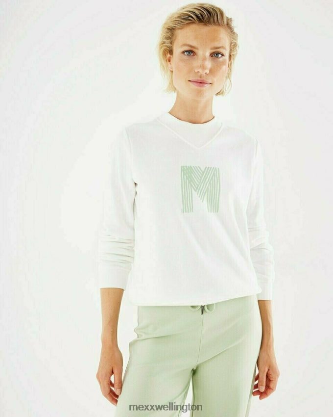 Women Mexx White Crewneck sweater Off white 2B480T407