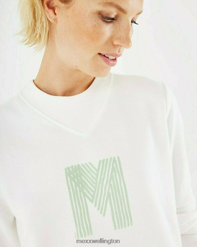 Women Mexx White Crewneck sweater Off white 2B480T407