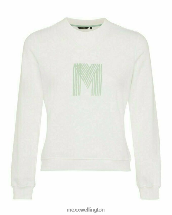 Women Mexx White Crewneck sweater Off white 2B480T407