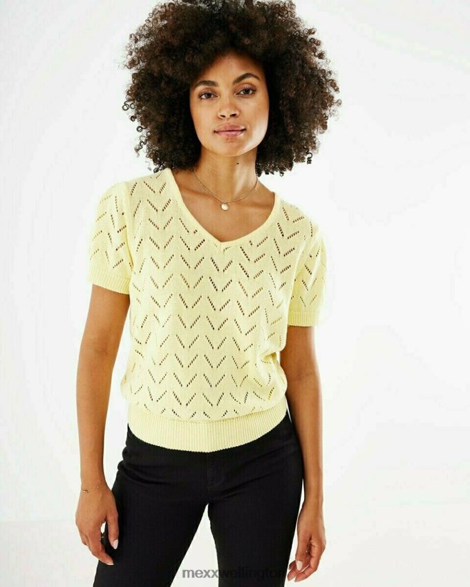 Women Mexx Yellow Pullover 2B480T163