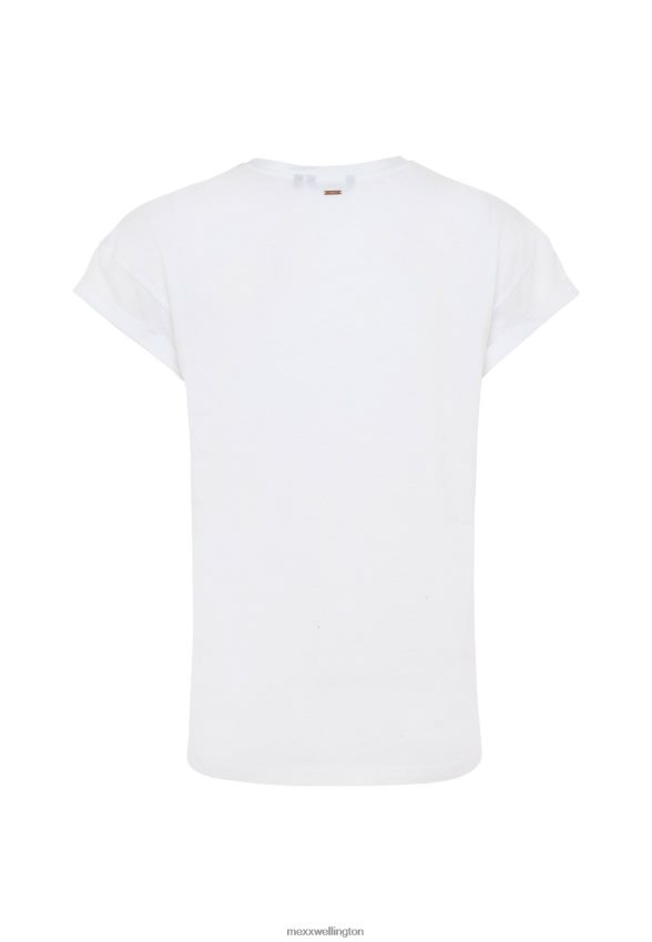 Women Mexx Beige Oversized Short Sleeve Tee Off White 2B480T25