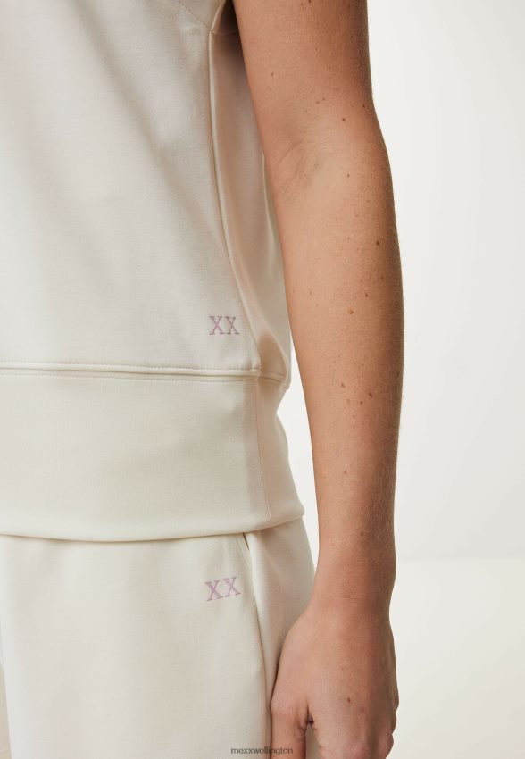 Women Mexx Beige Sleeveless Sweater Off White 2B480T6