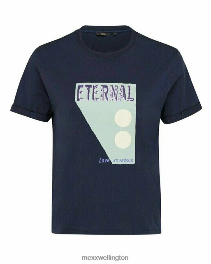 Women Mexx Blue Crewneck t-shirt Navy 2B480T408