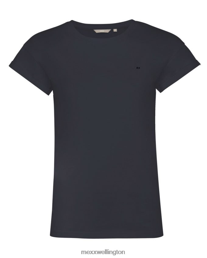 Women Mexx Blue Fay T-shirt Navy 2B480T181