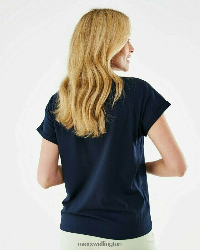 Women Mexx Blue Tshirt Navy 2B480T164