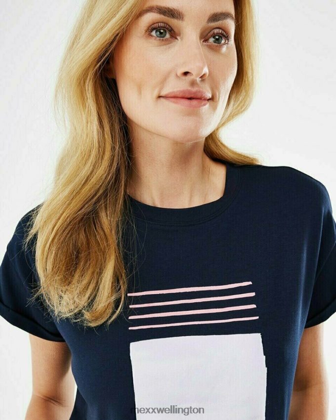 Women Mexx Blue Tshirt Navy 2B480T164