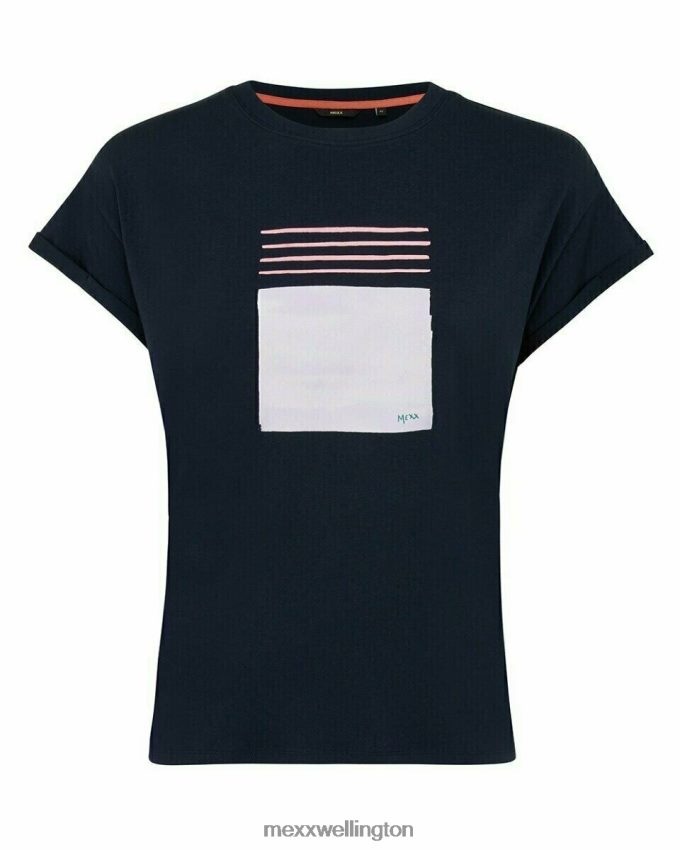 Women Mexx Blue Tshirt Navy 2B480T164