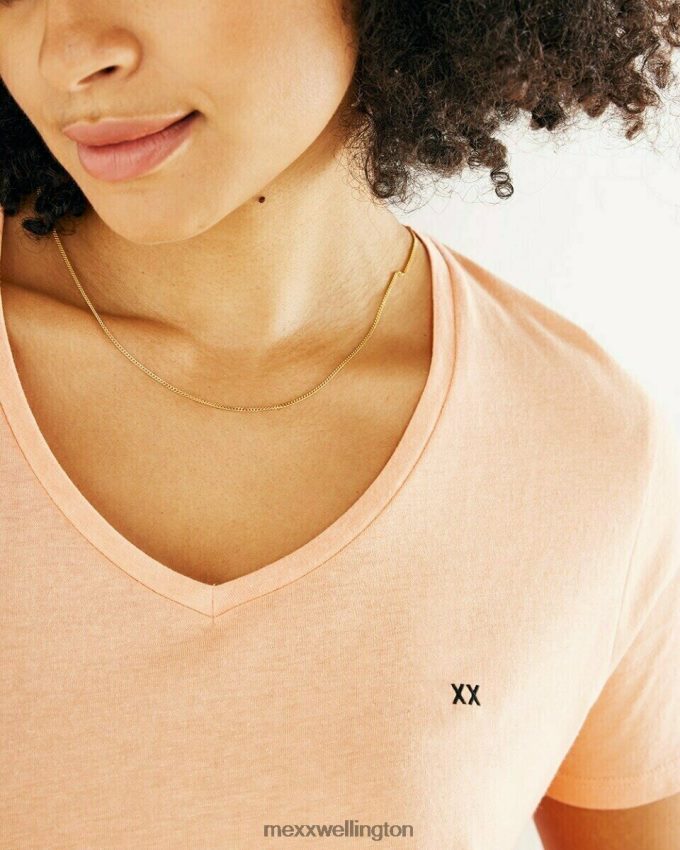 Women Mexx Orange Femmie T-shirt Coral 2B480T166