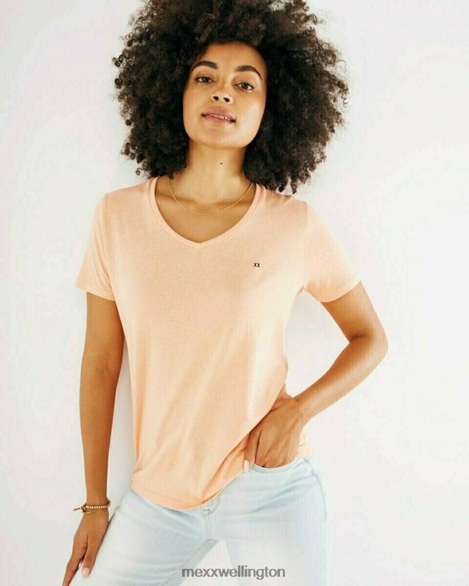 Women Mexx Orange Femmie T-shirt Coral 2B480T166