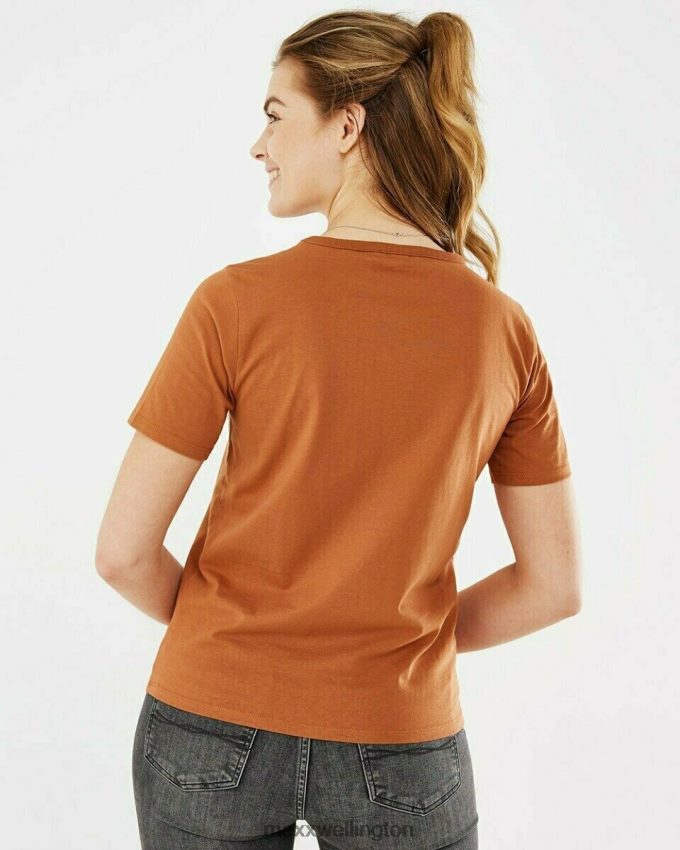 Women Mexx Orange Sara T-shirt Burned 2B480T198