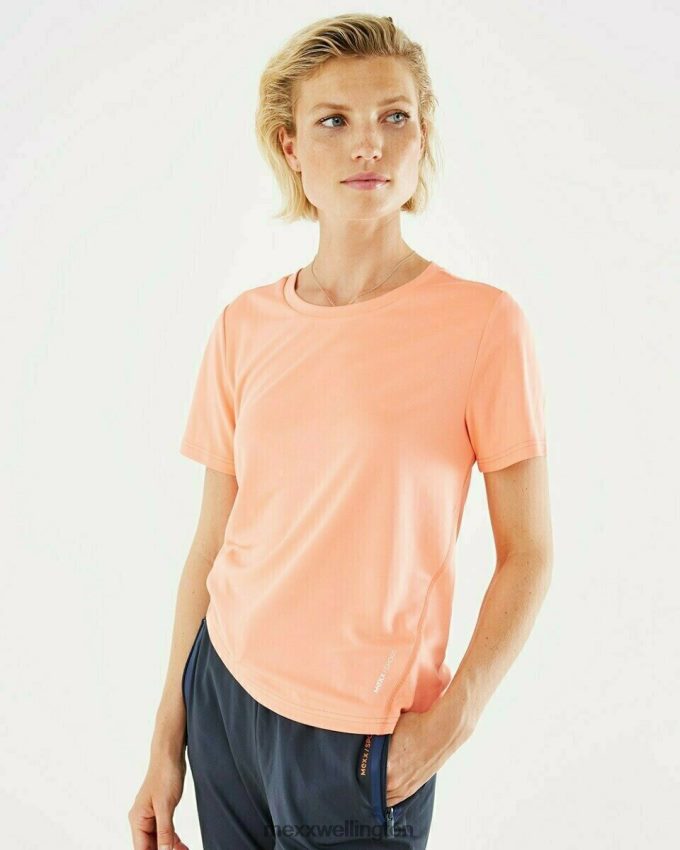 Women Mexx Orange Short Sleeve T-shirt Coral 2B480T179