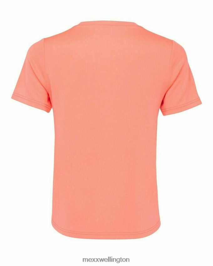 Women Mexx Orange Short Sleeve T-shirt Coral 2B480T179