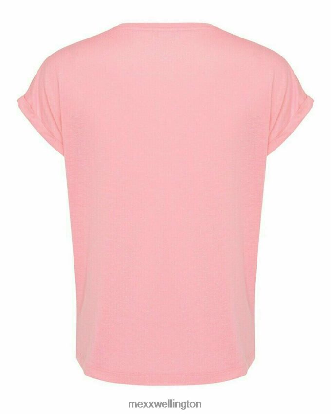 Women Mexx Pink V-neck Tee 2B480T187
