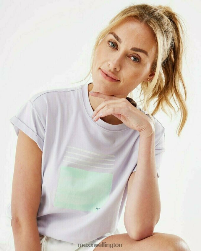 Women Mexx Purple T-shirt Lilac 2B480T174