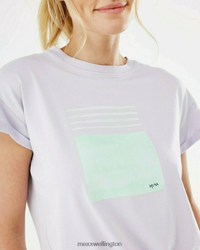 Women Mexx Purple T-shirt Lilac 2B480T174