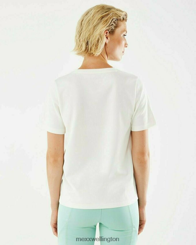 Women Mexx White Short Tleeve T-shirt Off white 2B480T184
