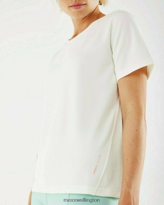 Women Mexx White Short Tleeve T-shirt Off white 2B480T184