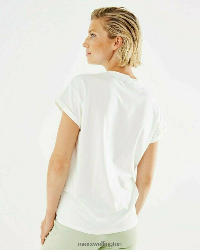 Women Mexx White T-shirt Off 2B480T172