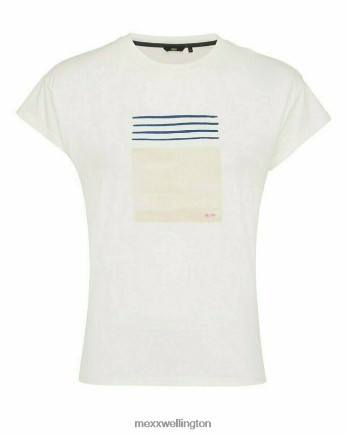 Women Mexx White T-shirt Off 2B480T172