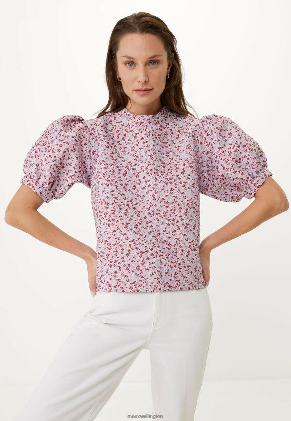 Women Mexx Multicolor Jacquard Top Pink 2B480T13