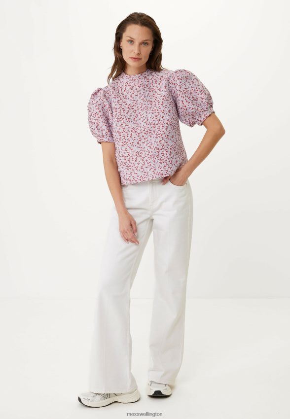 Women Mexx Multicolor Jacquard Top Pink 2B480T13