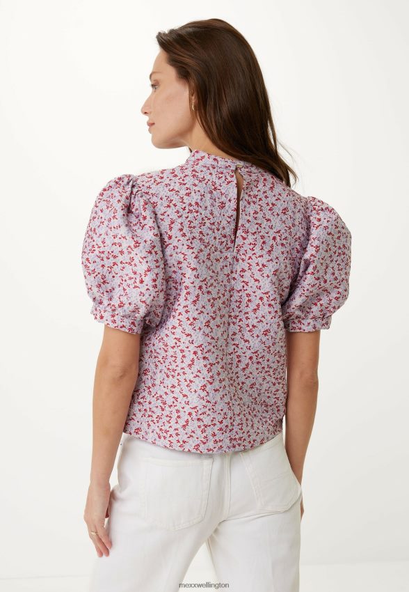 Women Mexx Multicolor Jacquard Top Pink 2B480T13