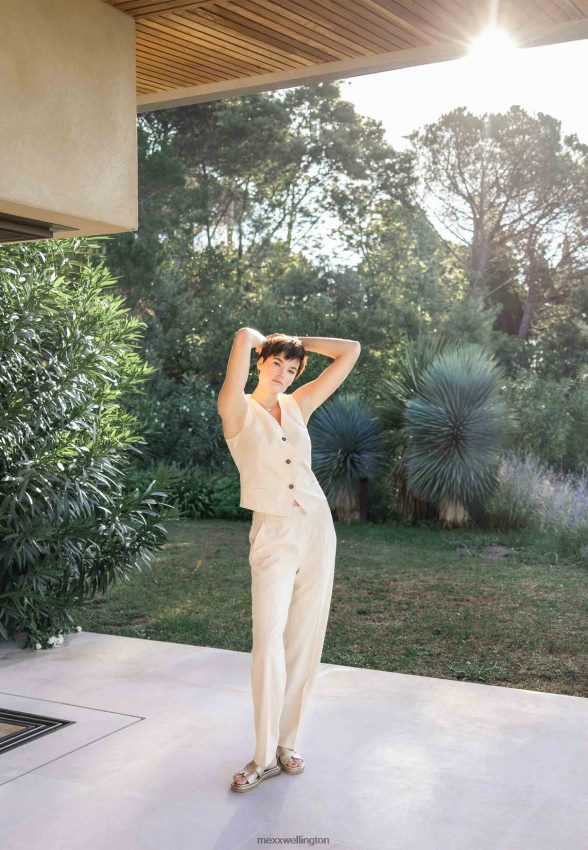 Women Mexx Beige Pantalon 2B480T200