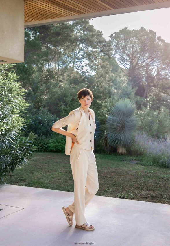 Women Mexx Beige Pantalon 2B480T200