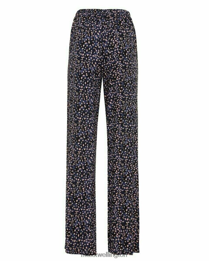 Women Mexx Blue Printed Pants Navy 2B480T133