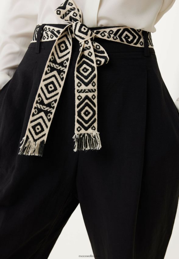 Women Mexx Schwarz Pants Black 2B480T73