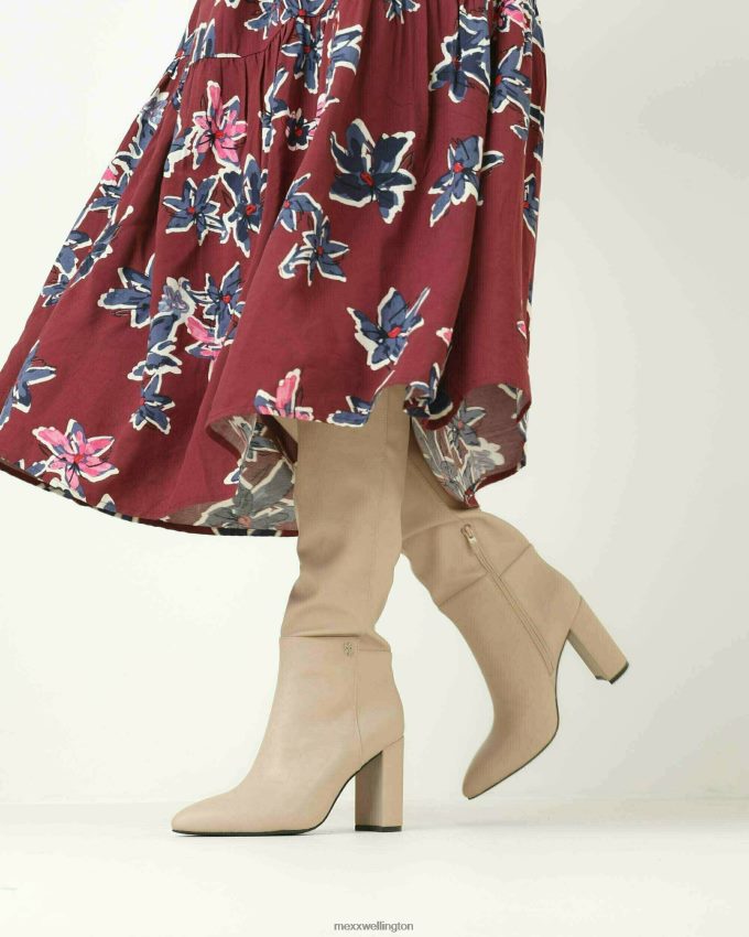 Women Mexx Beige Boot Krystal Sand 2B480T345