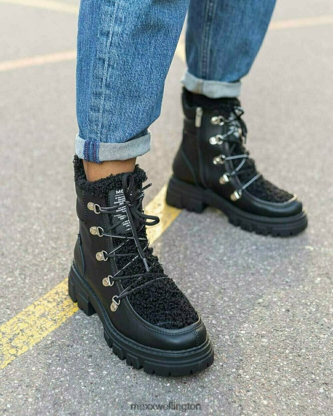 Women Mexx Schwarz Ankle boot Kold Black 2B480T390