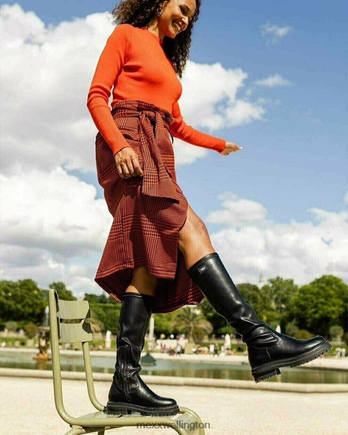 Women Mexx Schwarz Boot Karlijn Black 2B480T361