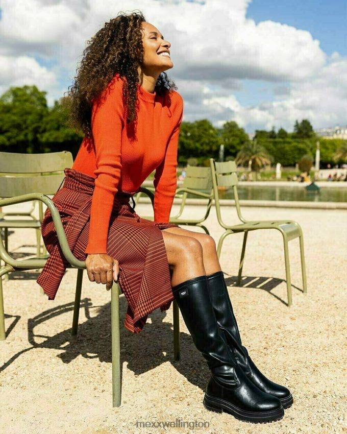 Women Mexx Schwarz Boot Karlijn Black 2B480T361